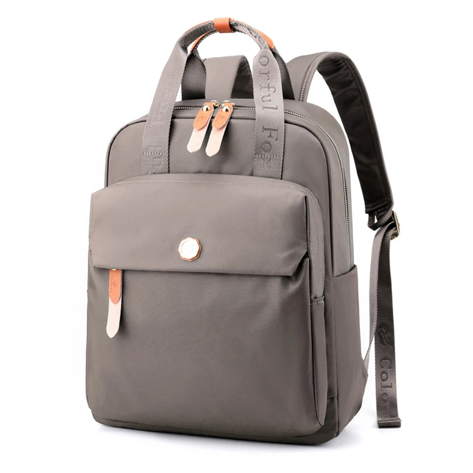 Mochila de Nailon Impermeable para Mujer – Ligera, Moderna y Espaciosa