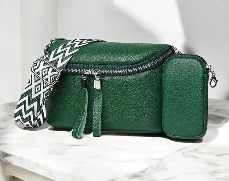 Bolso Bandolera Cruzada de Cuero
