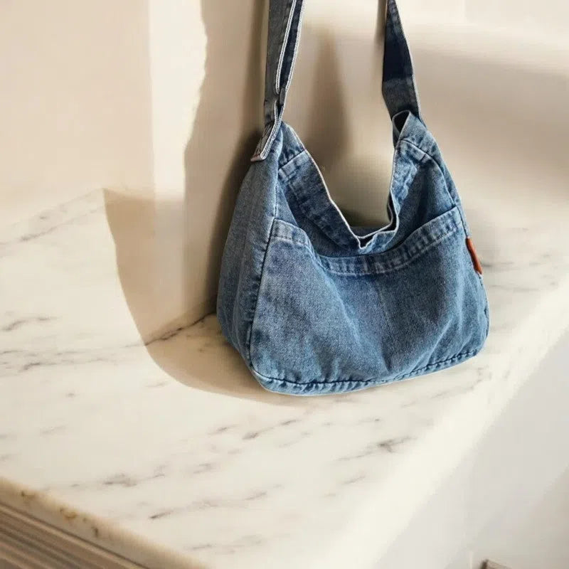 Bolso Bandolera Denim Retro Vintage