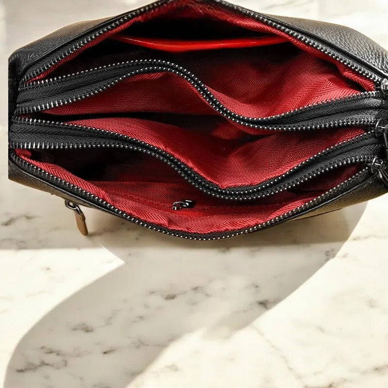 Bolso Bandolera de Cuero Minimalista