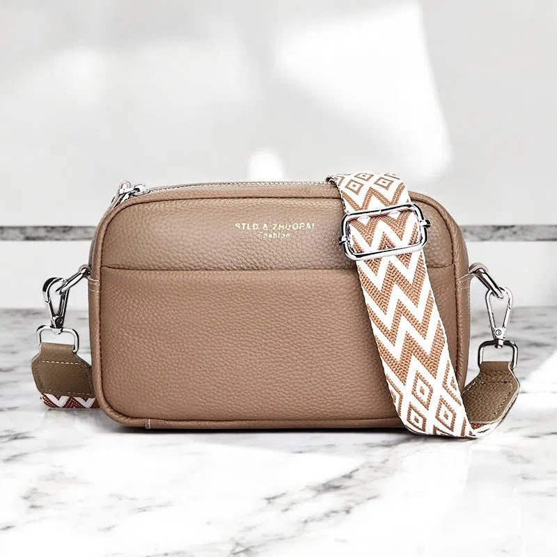 Bolso Bandolera de Cuero Vintage