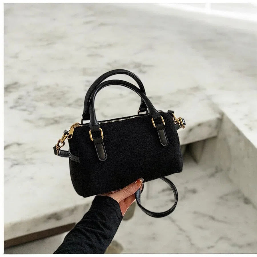 Bolso Bandolera de Gamuza Minimalista