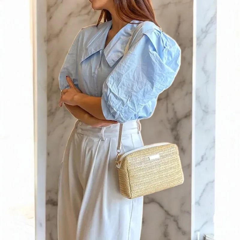 Bolso Bohemio de Rafia