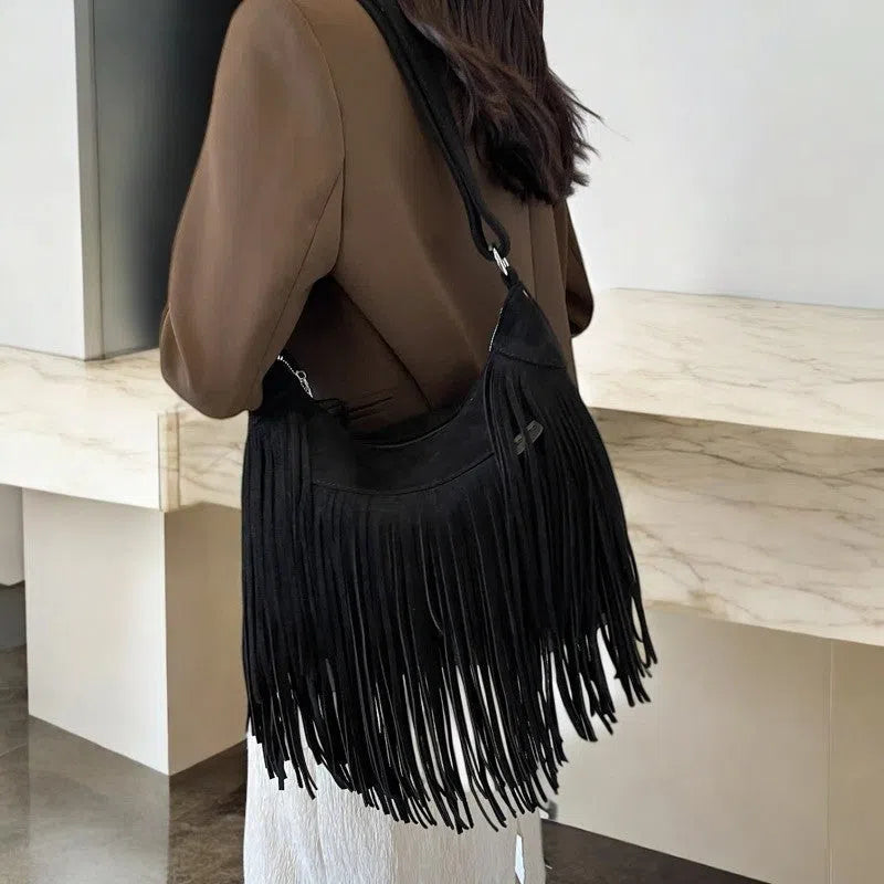 Bolso Flecos Vaquero