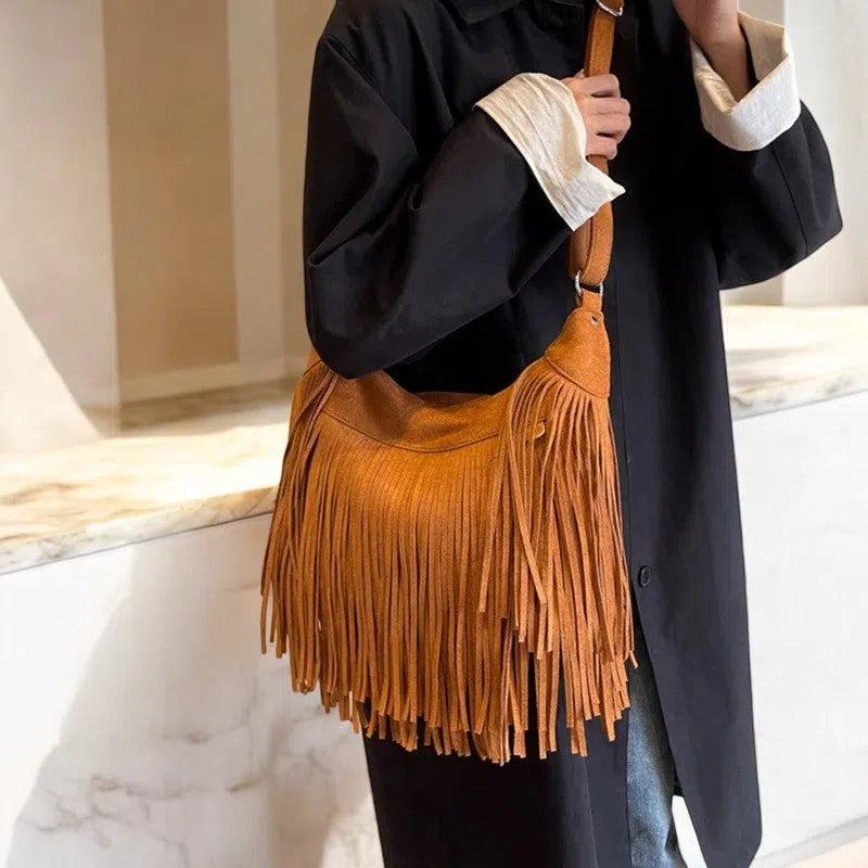 Bolso Flecos Vaquero