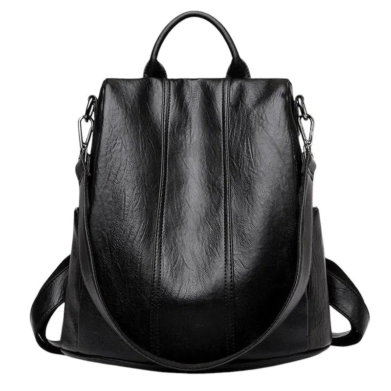 Bolso Mochila de Cuero Clásico y Elegante