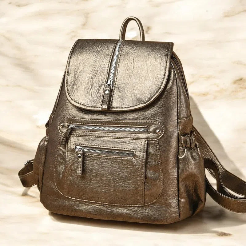 Bolso Mochila de Cuero Premium