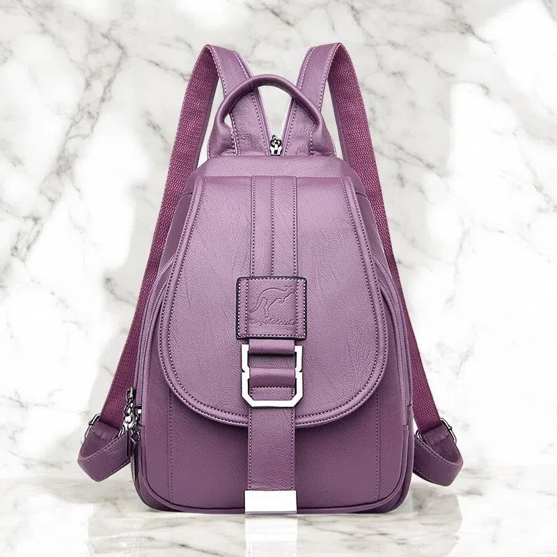 Bolso Mochila y Bandolera Elegante de PU Colores