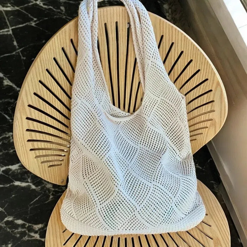 Bolso Playa Bohemio Tejido