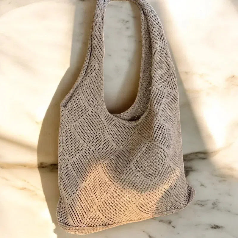 Bolso Playa Bohemio Tejido de Colores