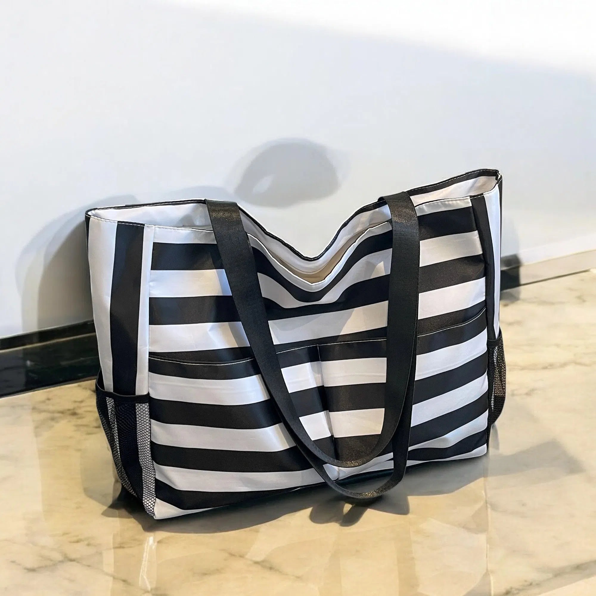 Bolso Playa Oversize de Rayas