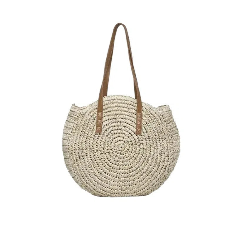 Bolso Rafia Redondo de Playa
