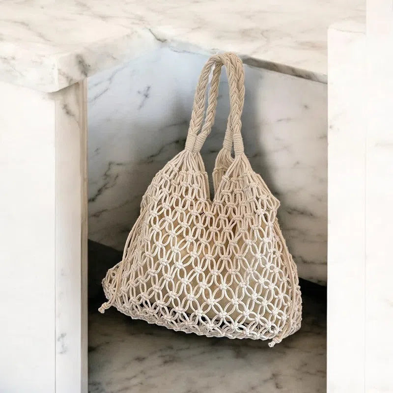 Bolso Rafia Tejido Suave