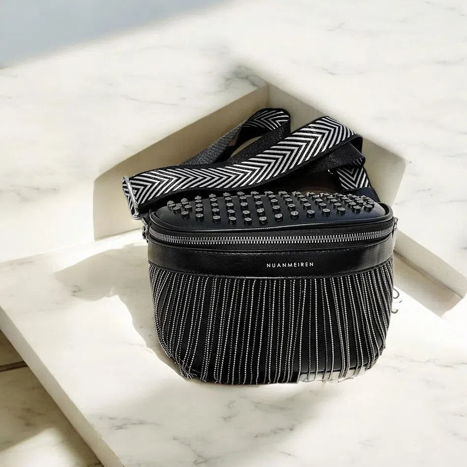 Bolso Riñonera con Flecos