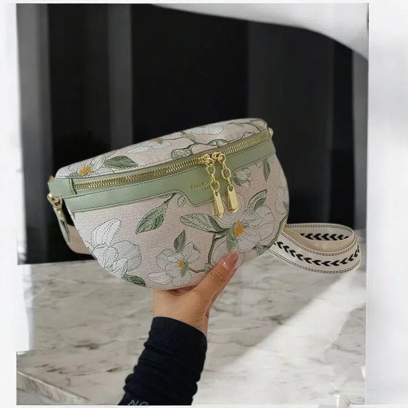 Bolso Riñonera de Flores Colores