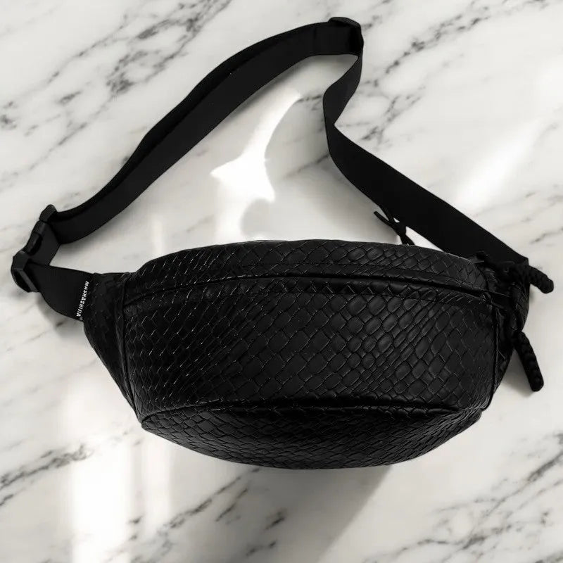 Bolso Riñonera de PU Negro