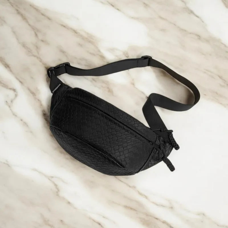 Bolso Riñonera de PU Negro