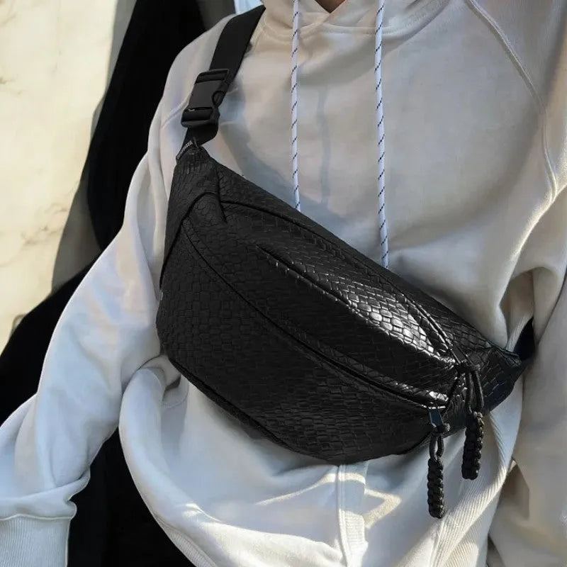 Bolso Riñonera de PU Negro