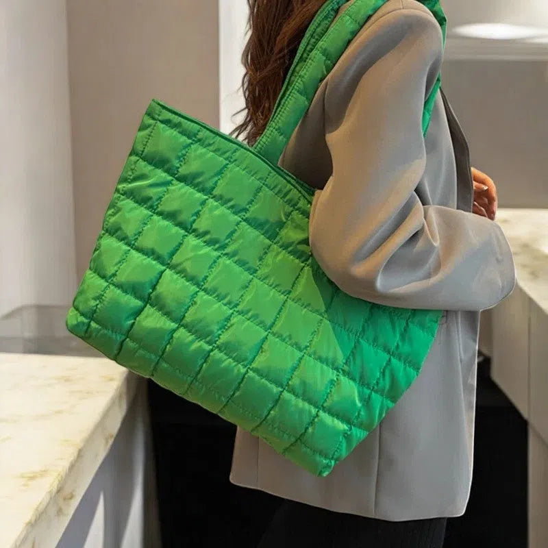 Bolso Shopper Acolchado Casual Colorido