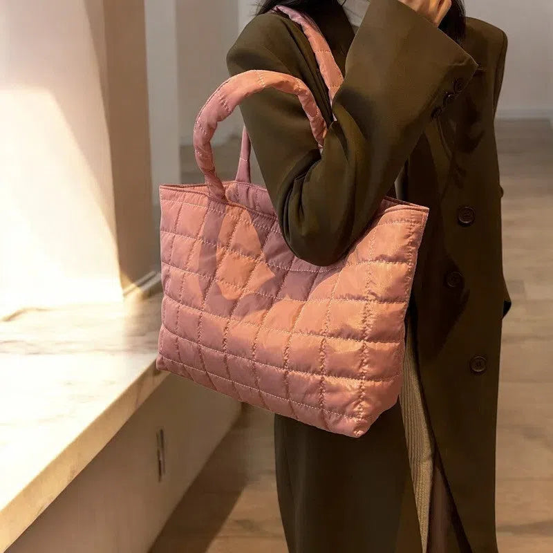 Bolso Shopper Acolchado Casual Colorido