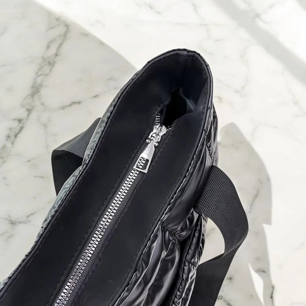 Bolso Shopper Acolchado Metalizado Básicos