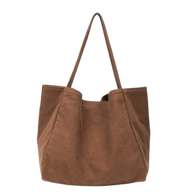 Bolso Shopper Amplio Elegante Café