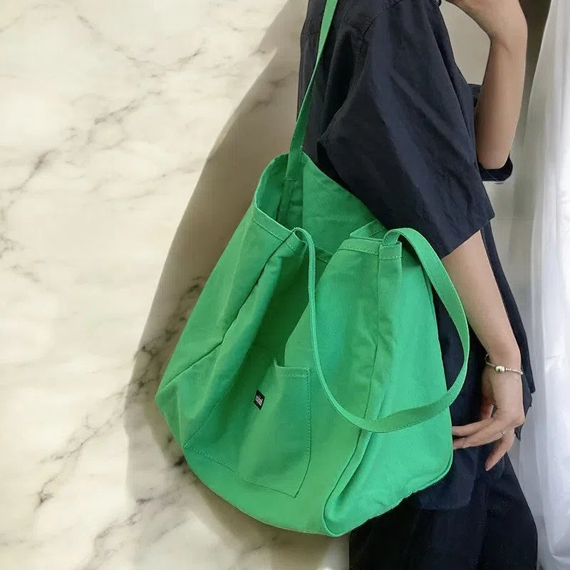 Bolso Shopper Amplio Neón