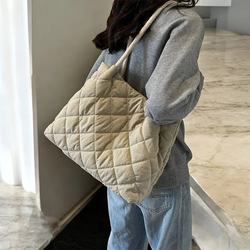 Bolso Shopper Nylon Beige