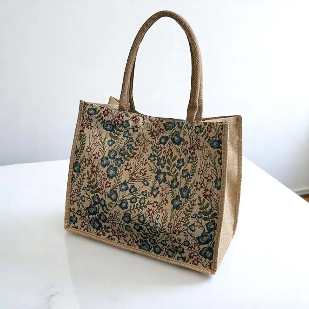 Bolso Shopper de Lino y Algodón – Elegancia, Gran Capacidad y Estilo Sostenible