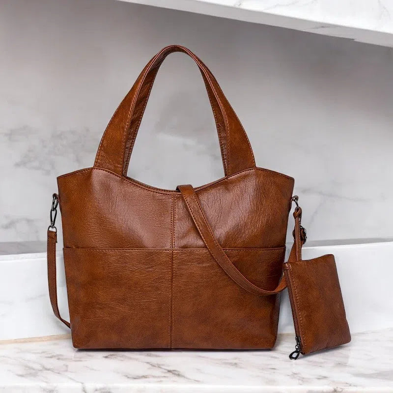 Bolso Shopper de Piel Sintética Básicos