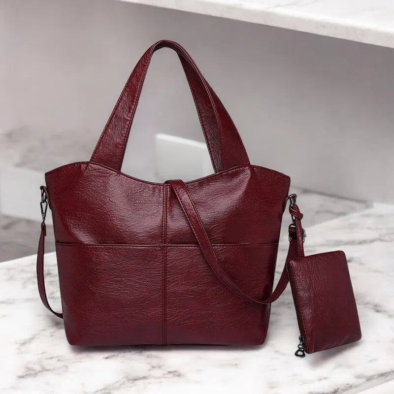 Bolso Shopper de Piel Sintética de Colores