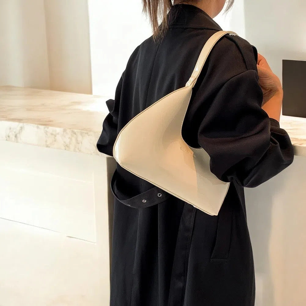 Bolso Tote Bag Efecto Espejo Beige