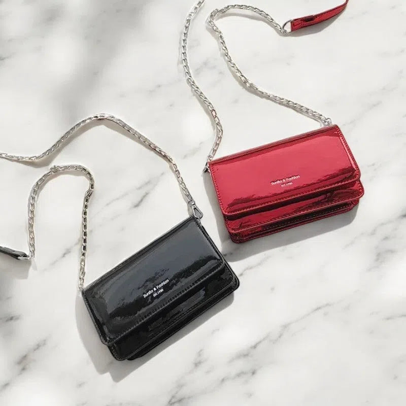 Bolso Tote Bag Espejo con Cadena