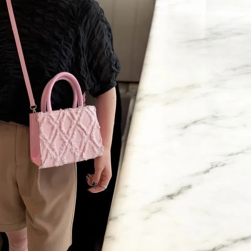 Bolso Tote Bag Mini Detalles Desgastado