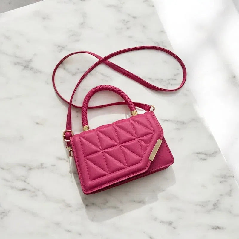 Bolso Tote Bag Mini Elegante Fucsia