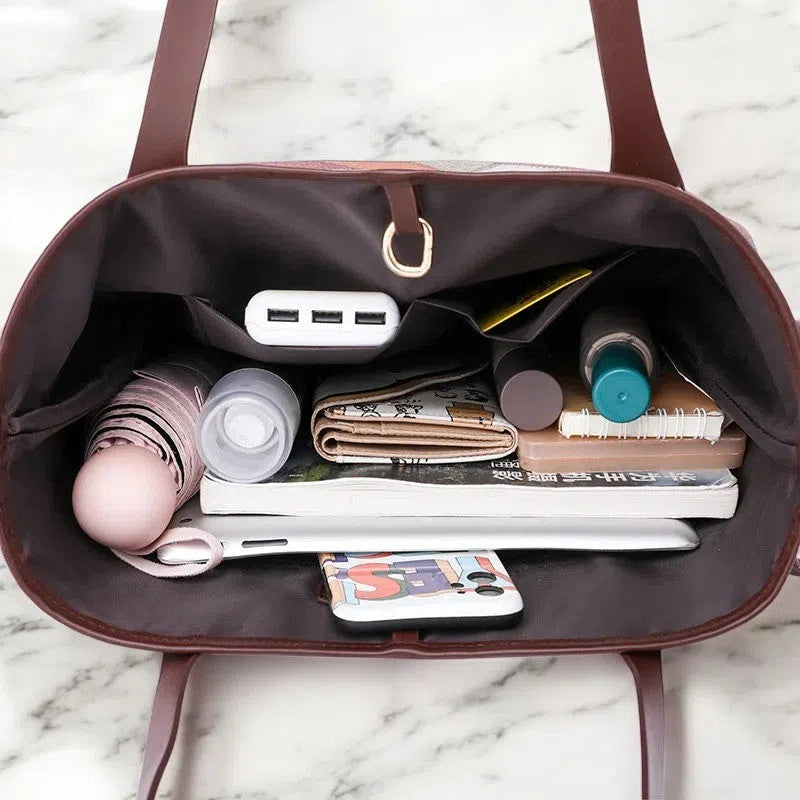 Bolso Tote Estilo Shopper Vintage de Alta Gama