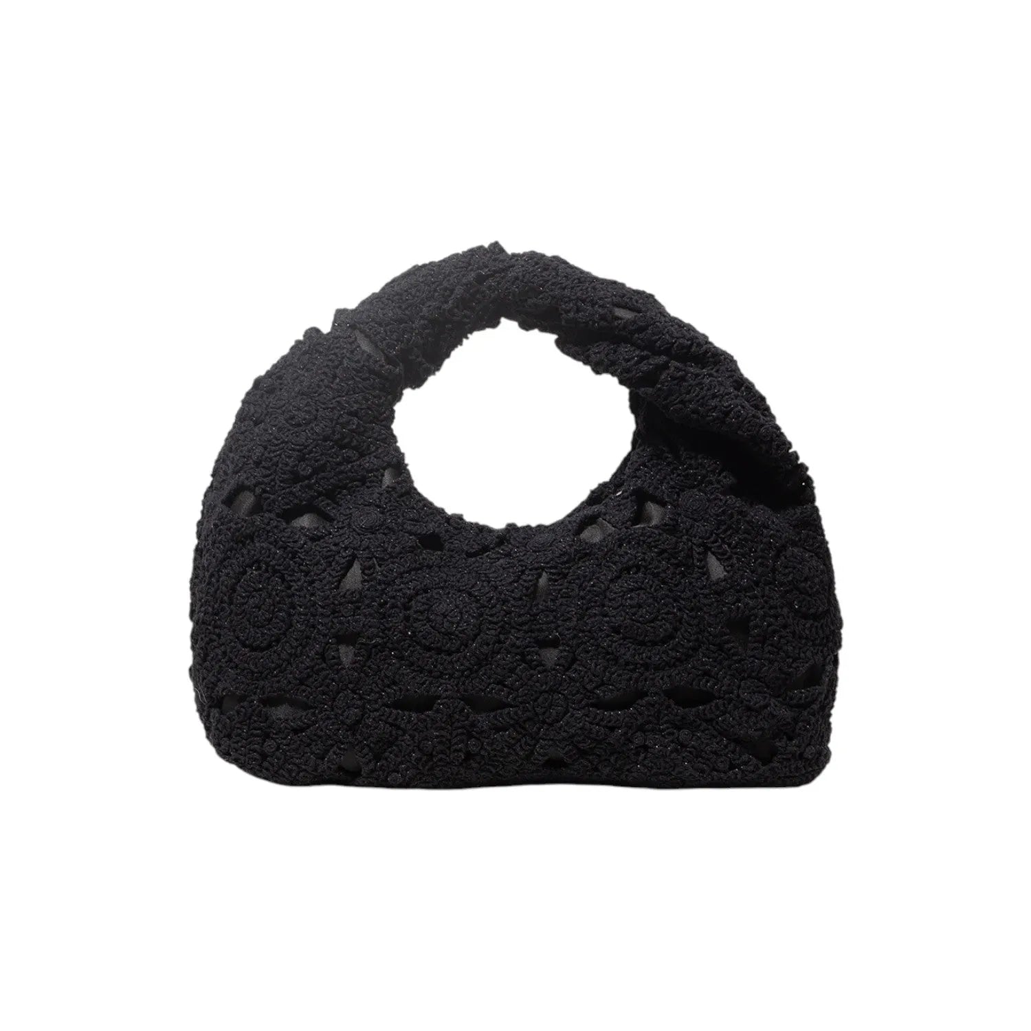 Bolso Tote Trenzado para Mujer Negro