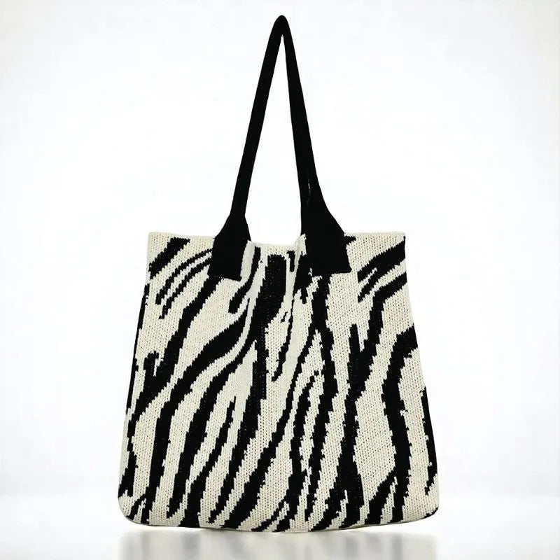 Bolso Tote a Crochet de Zebra