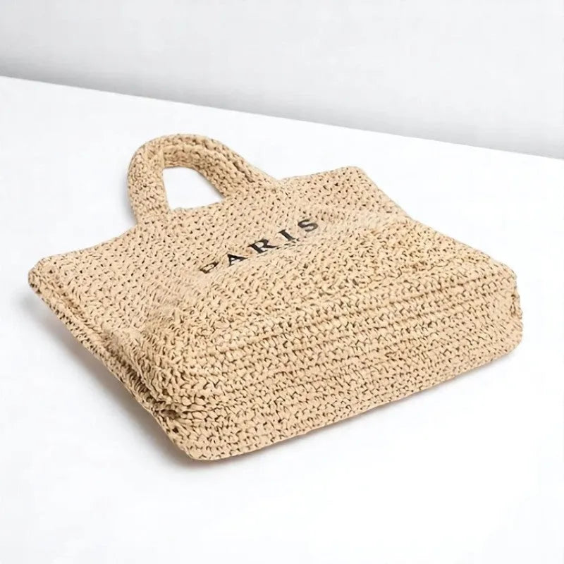 Bolso Tote de Rafia París