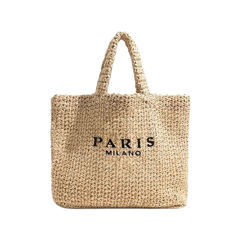 Bolso Tote de Rafia París