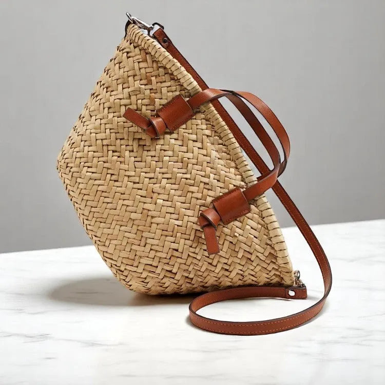 Bolso de Rafia Estilo Ibicenco