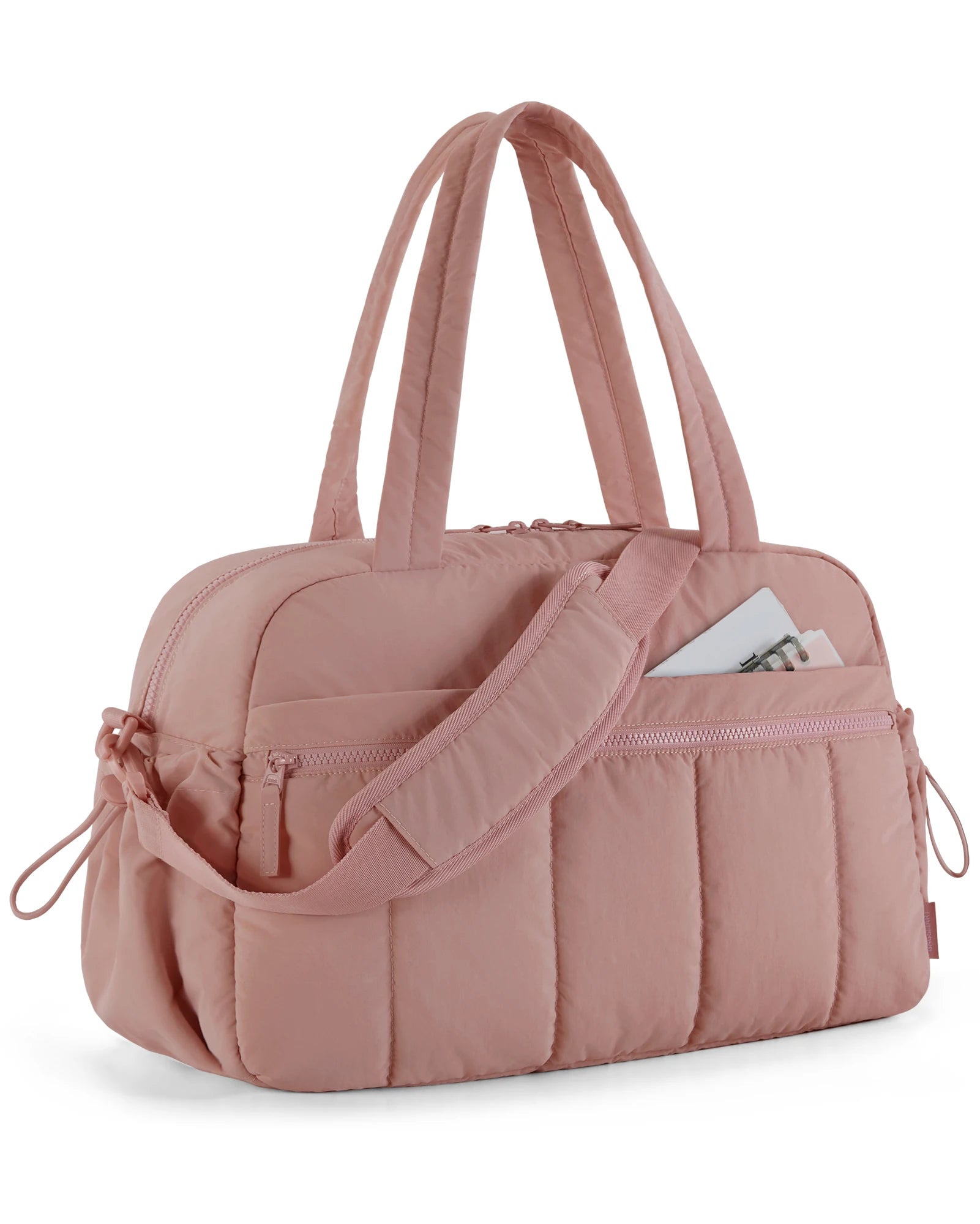 Bolso de Viaje Duffle Rosa para Mujer: Amplio, Elegante y Ligero