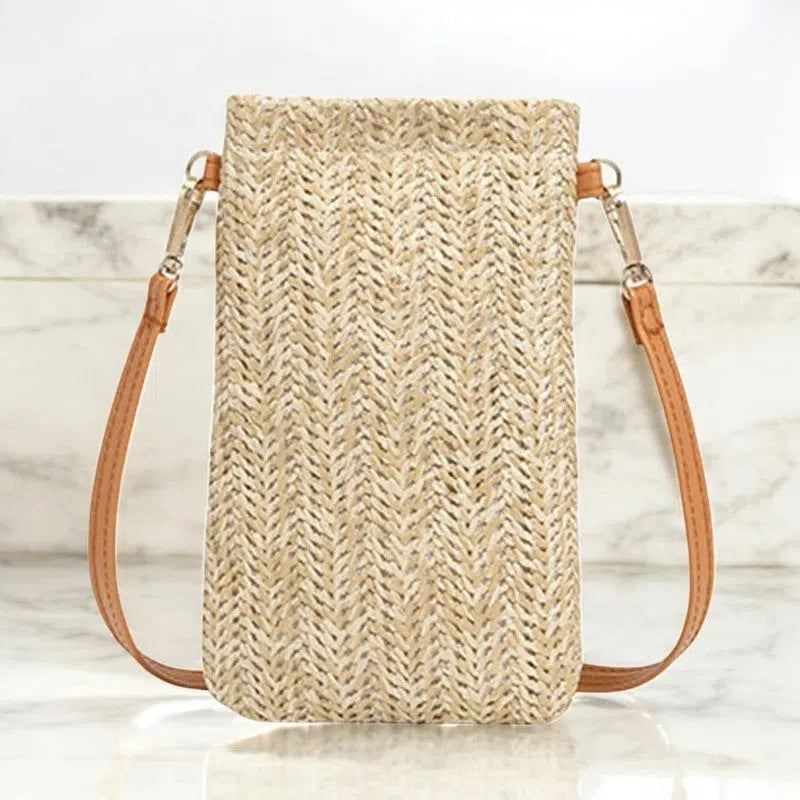 Bolso para Móvil de Rafia