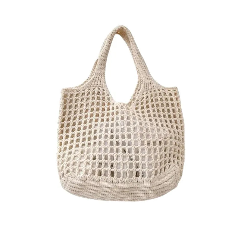 Brilla en la Playa: Bolso Tote Hollow Out