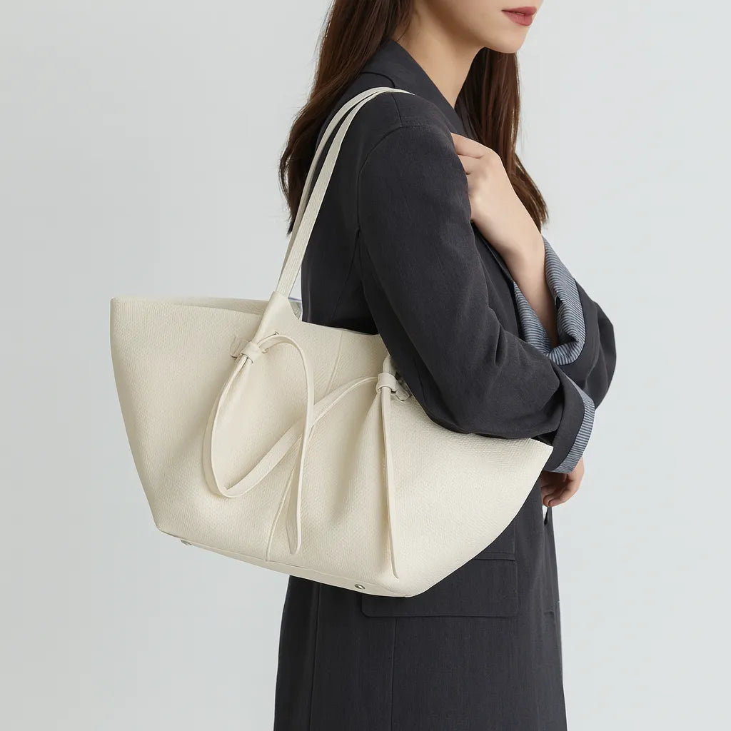 Tote Casual de Alta Gama – Elegancia Suave con Gran Capacidad
