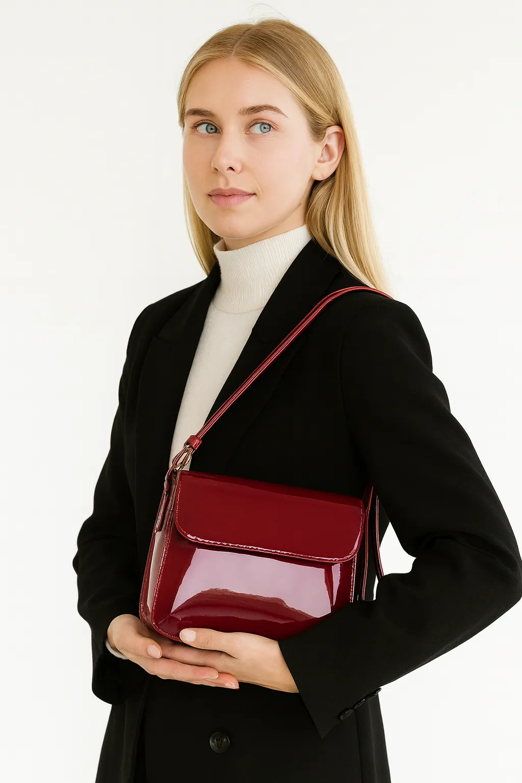 Bolso Tote Cuadrado de PU para Mujer – Bandolera Fashion y Sofisticada