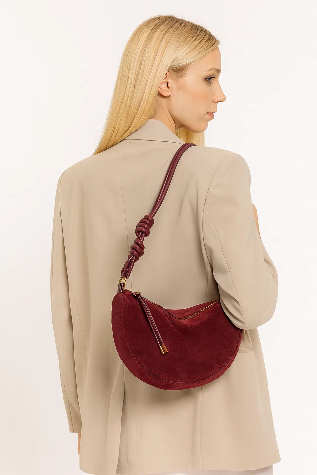 Bolso Tote Hobo de Gamuza Sintética – Estilo Fashion y Sofisticado