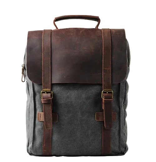 Fashion Male Backpack Leather military Canvas backpack Men backpack women school backpack school bag bagpack rucksack backpack