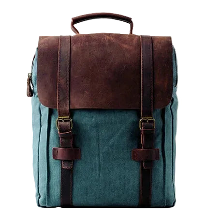 Fashion Male Backpack Leather military Canvas backpack Men backpack women school backpack school bag bagpack rucksack backpack