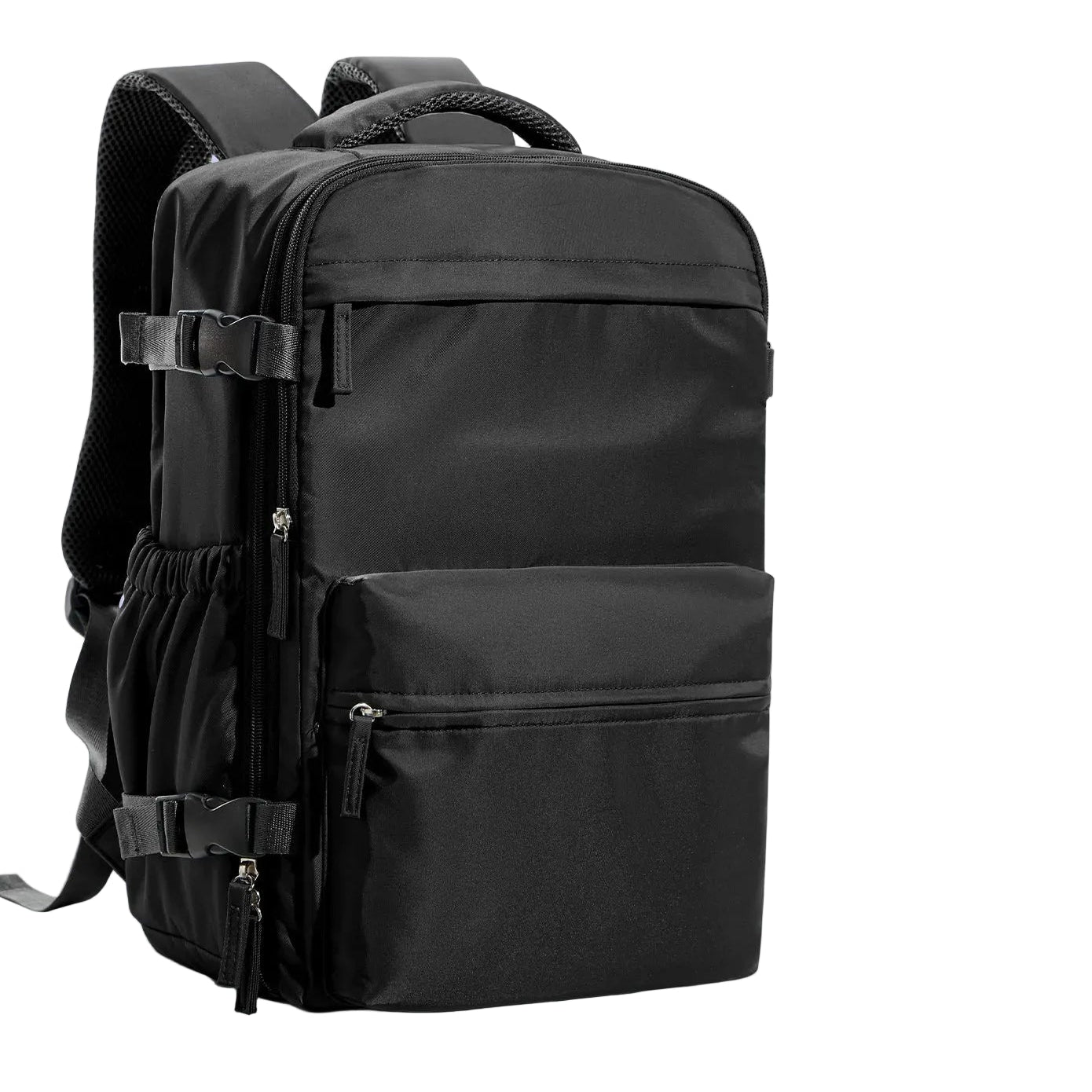 Ultralight Black Nylon Travel Backpack – Functionality and Timeless Style